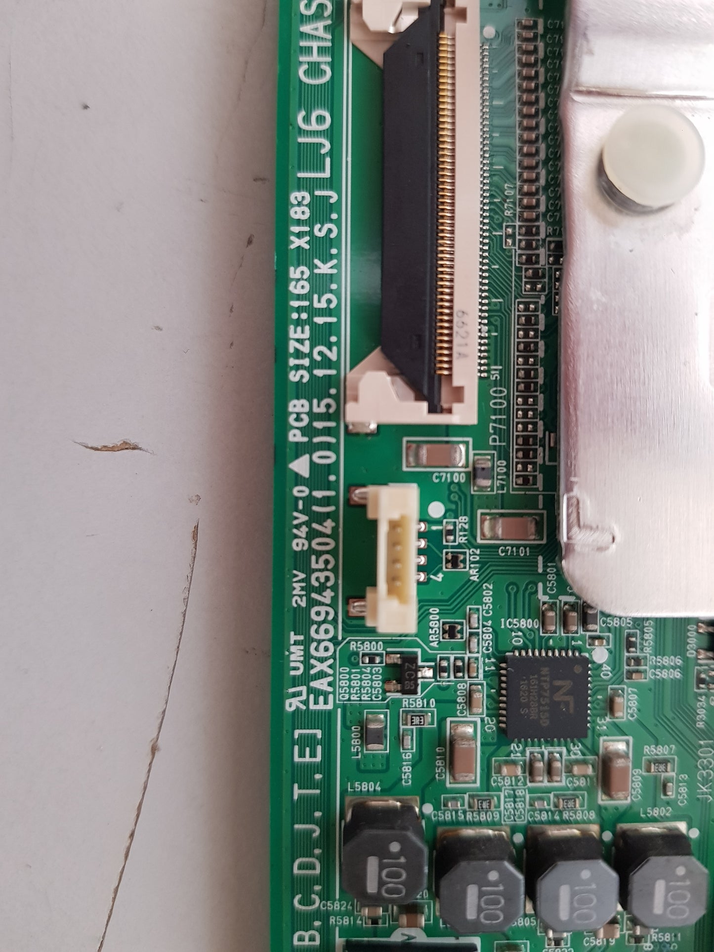 LG 43UH610T -TB.BAUZLJD MAIN BOARD EAX66943504 1.0 63711701 82722801