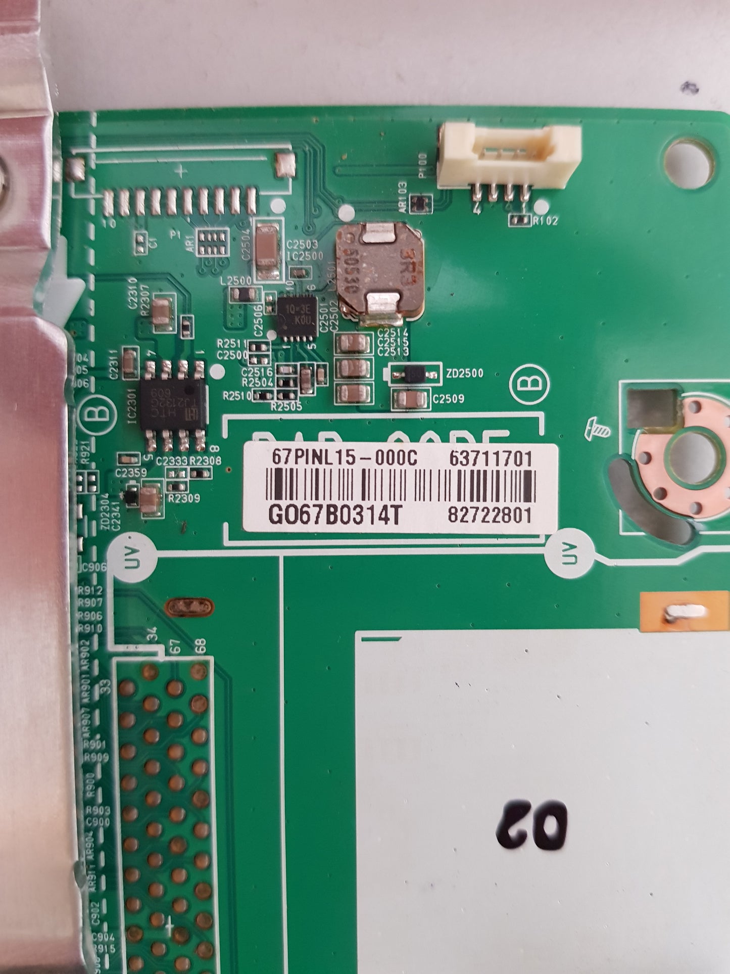LG 43UH610T -TB.BAUZLJD MAIN BOARD EAX66943504 1.0 63711701 82722801