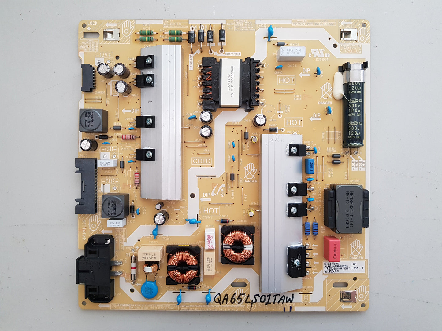 SAMSUNG QA65LS01TAW POWER SUPPLY BOARD BN44-01059B L65E7SN_AHS