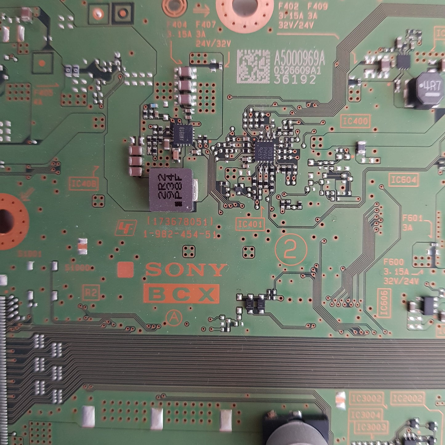 SONY KD- 55X8000G MAIN BOARD BCX A5000969A 1-982-454-51 173678051