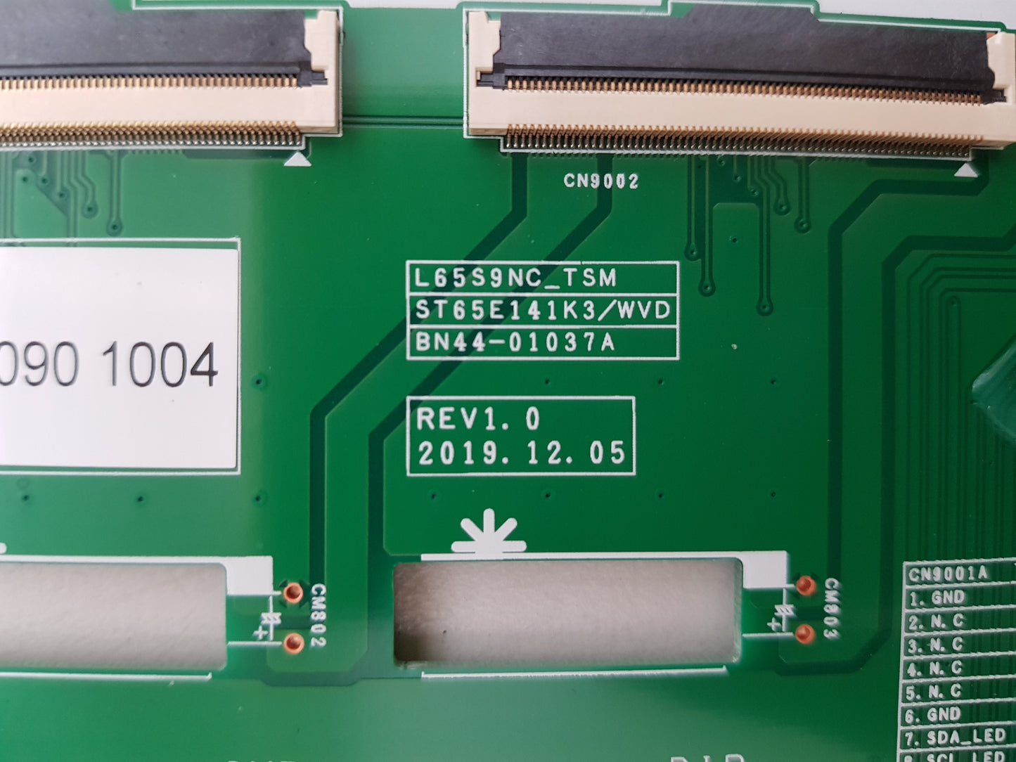 SAMSUNG QA75Q95TAW LED DRIVE BOARD BN44-01037A L65S9NC_TSM ST65E141K3/WVD