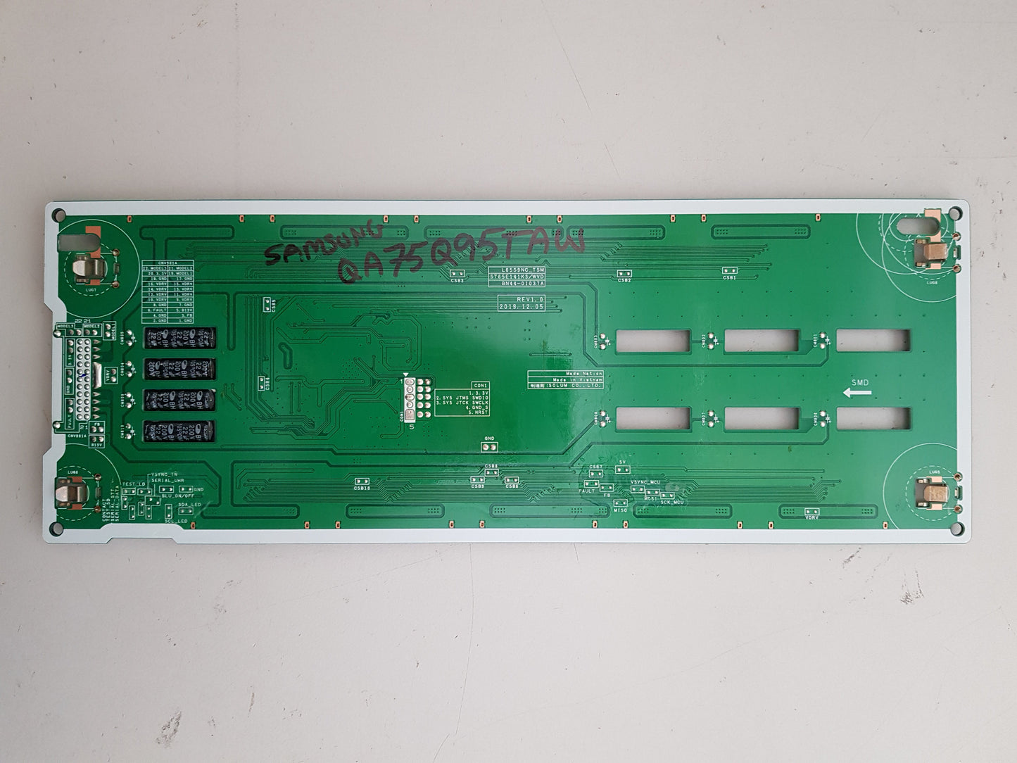 SAMSUNG QA75Q95TAW LED DRIVE BOARD BN44-01037A L65S9NC_TSM ST65E141K3/WVD