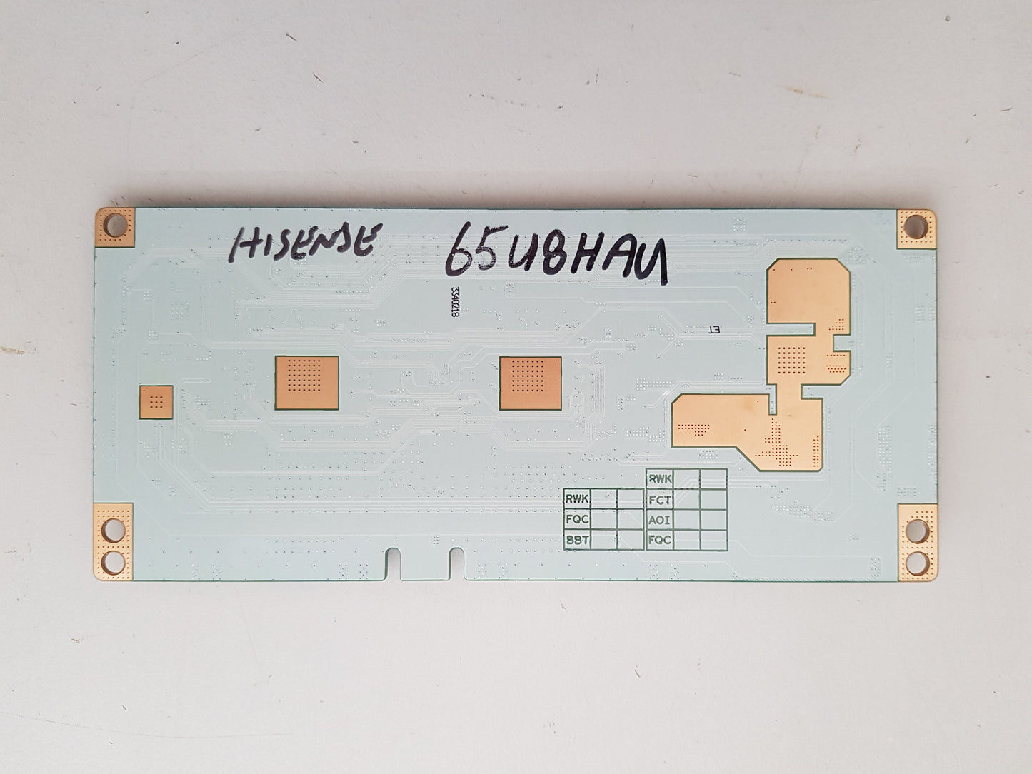 HISENSE 65U8HAU T-CON BOARD HV650QUBE9DH 44-9771881A
