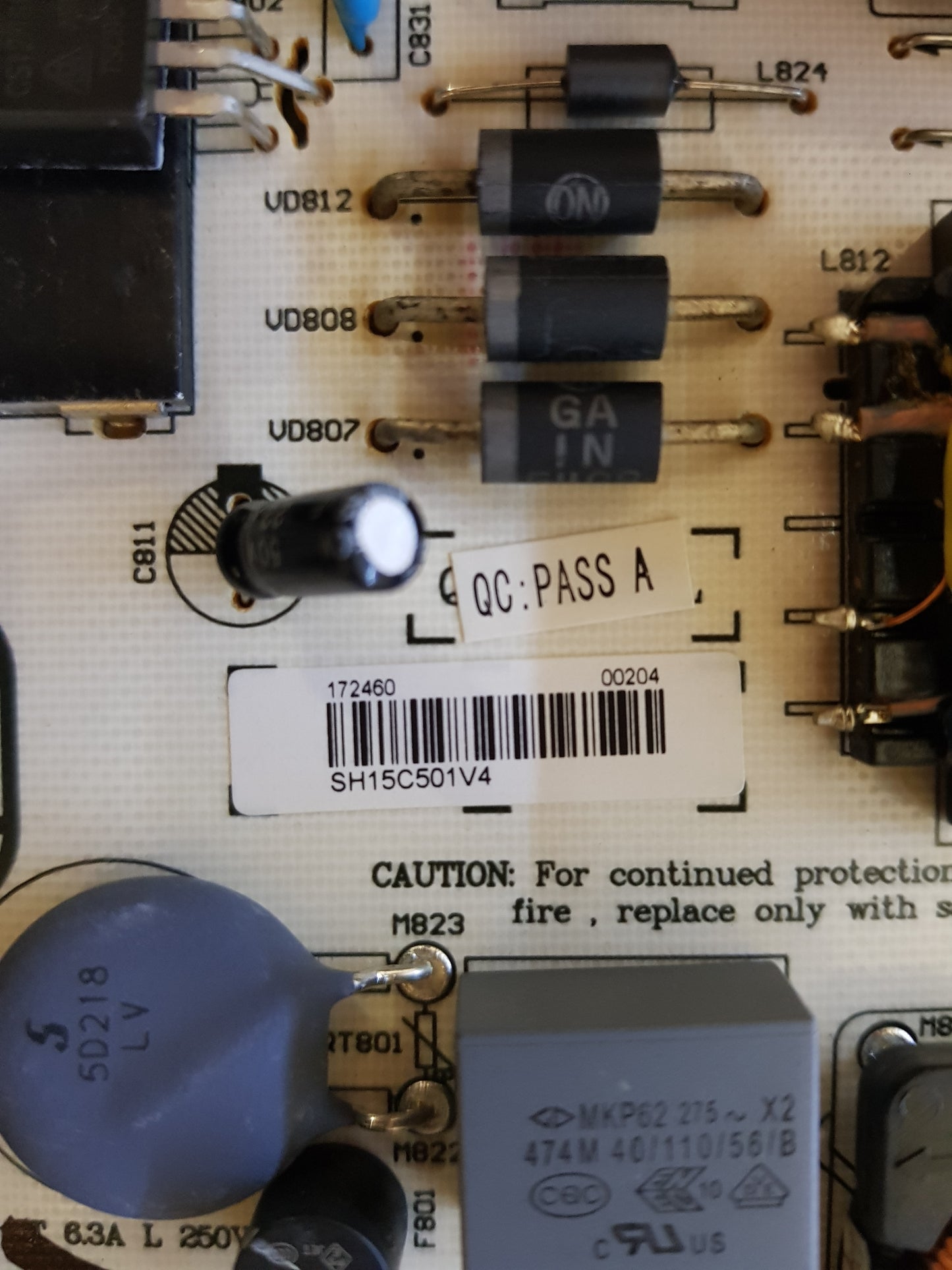 HISENSE 50K220PW POWER SUPPLY BOARD RSAG7.820.5687 HLL-4855WF 172460