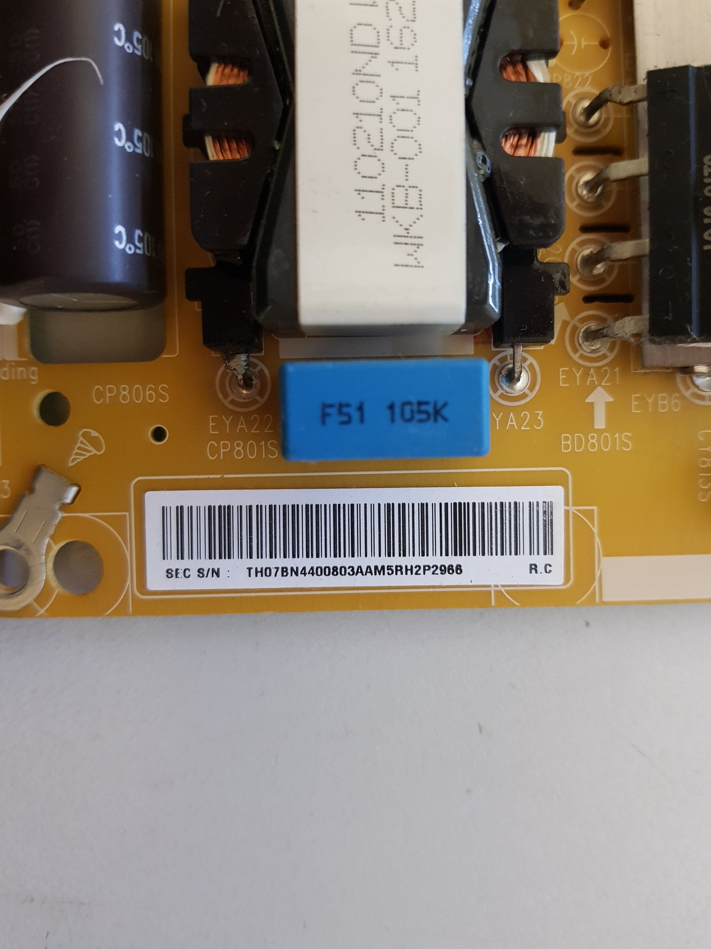 SAMSUNG UA40J6300 POWER SUPPLY BOARD BN44-00803A L48CS1_FHS