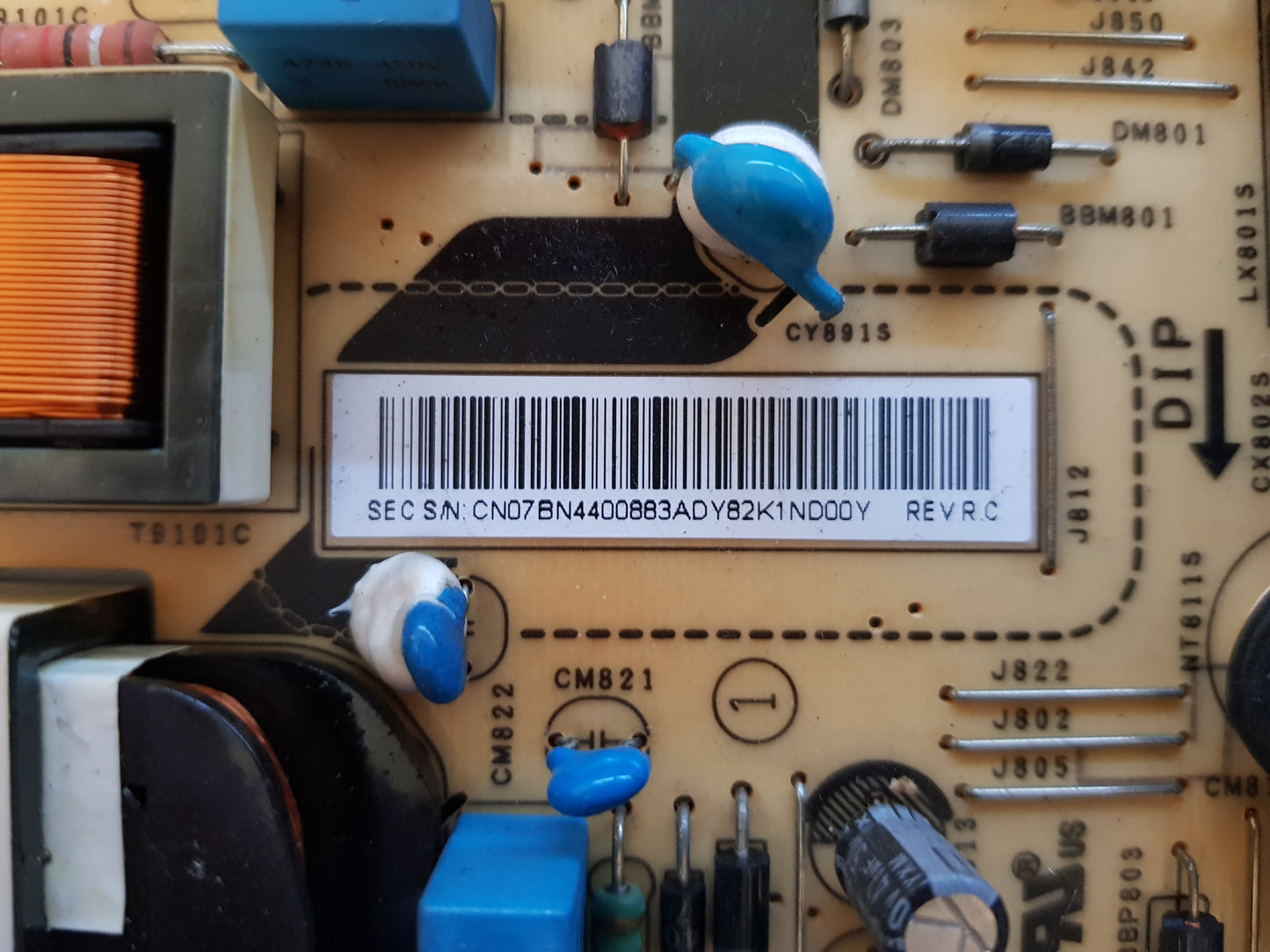 SAMSUNG PH43F COLOR DISPLAY UNIT MAIN BOARD BN44-00883A PSLF141E08L F40E6_KSM
