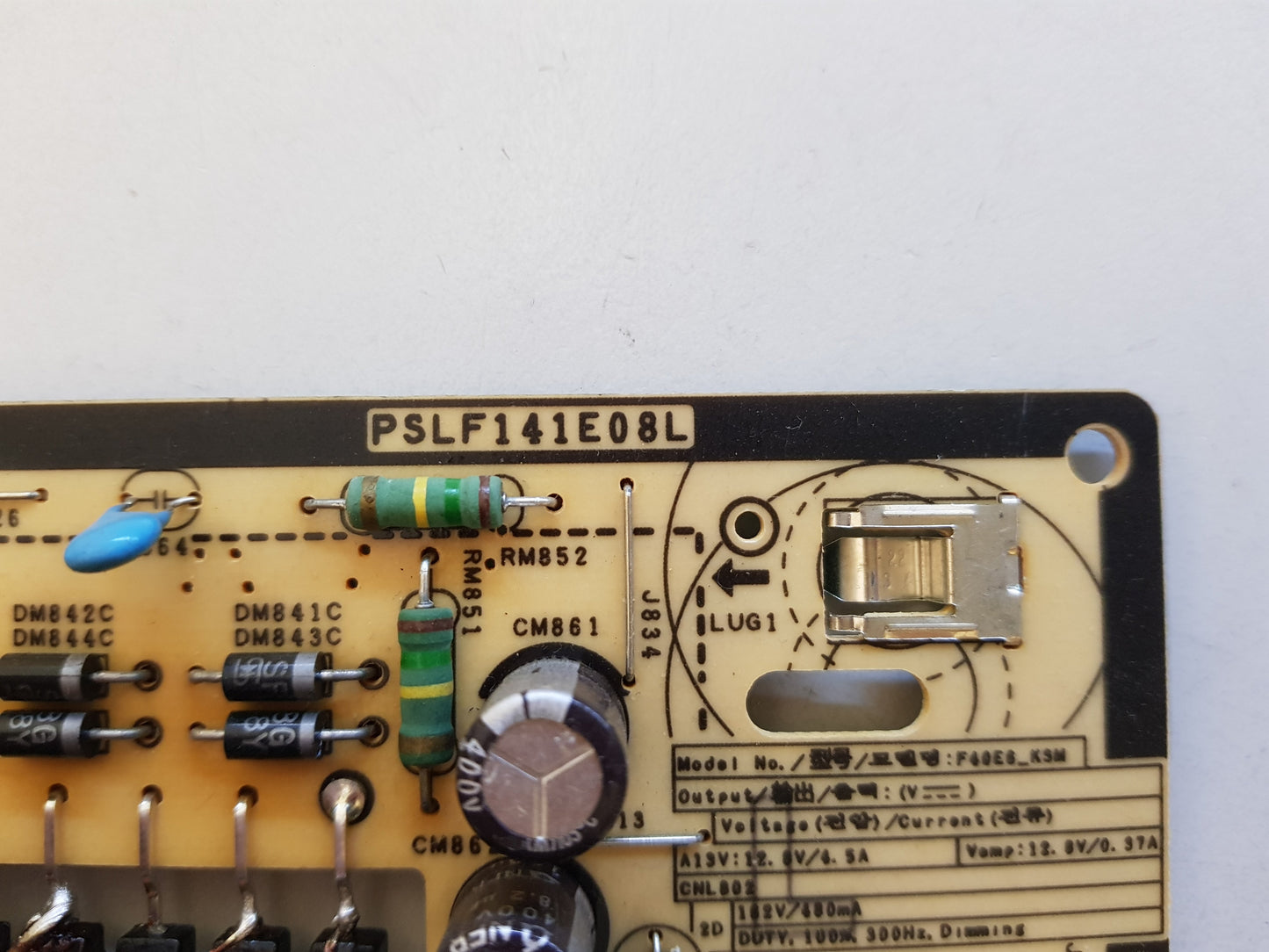 SAMSUNG PH43F COLOR DISPLAY UNIT MAIN BOARD BN44-00883A PSLF141E08L F40E6_KSM