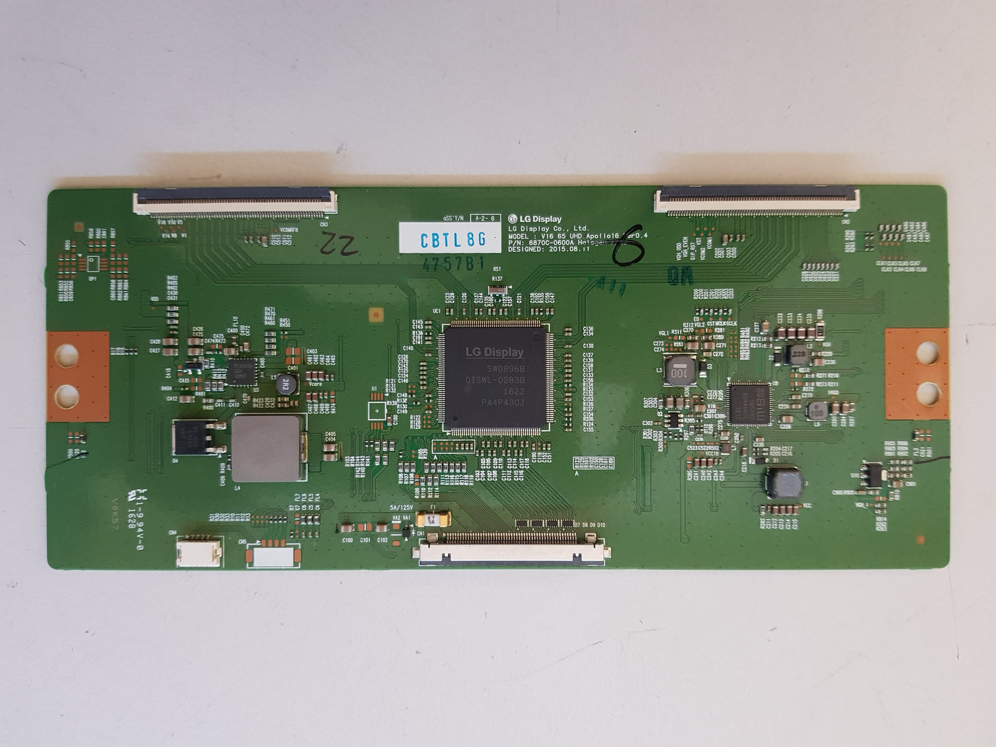 LG 65UH652T T-CON BOARD 6871L-4757B 6870C-0600A