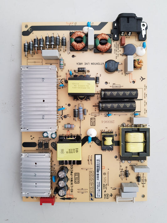TCL 65P8M POWER SUPPLY BOARD 40-L141W4-PWC1CG 08-L171WD2-PW200AA