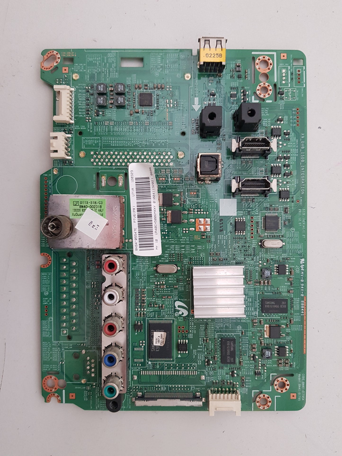 SAMSUNG UA40EH5006 (VER TS01) MAIN BOARD BN94-05547E