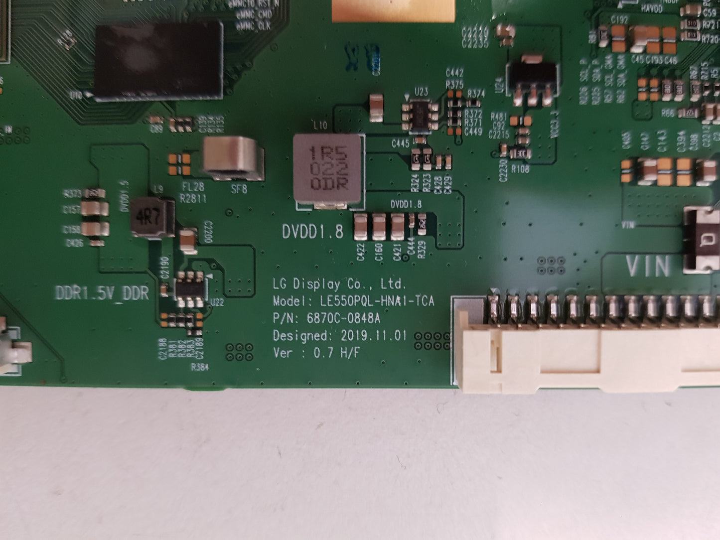 SONY OLED 65A8H T-CON BOARD 6870C-0848A 6871L-6385A