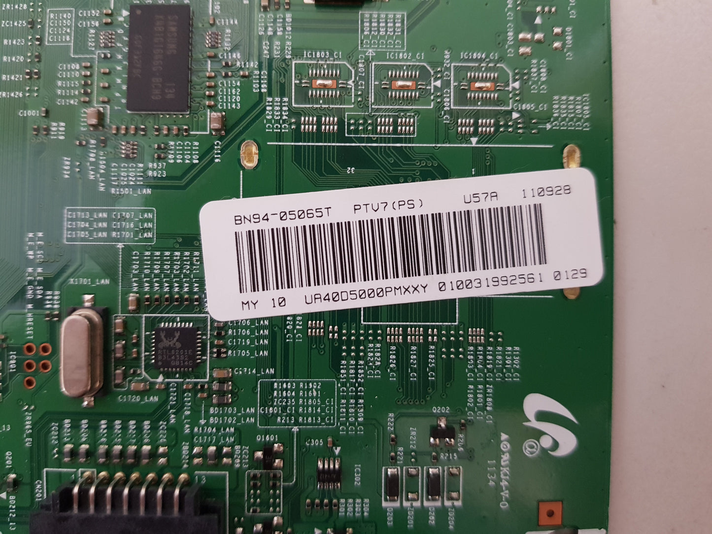 SAMSUNG UA40D5000 PMXXY (VER AC04) MAIN BOARD BN94-05065T BN41-01661B