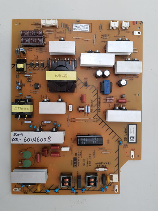 SONY KDL- 60W600B POWER SUPPLY BOARD GL2 APS-374 1-893-326-11 147458612