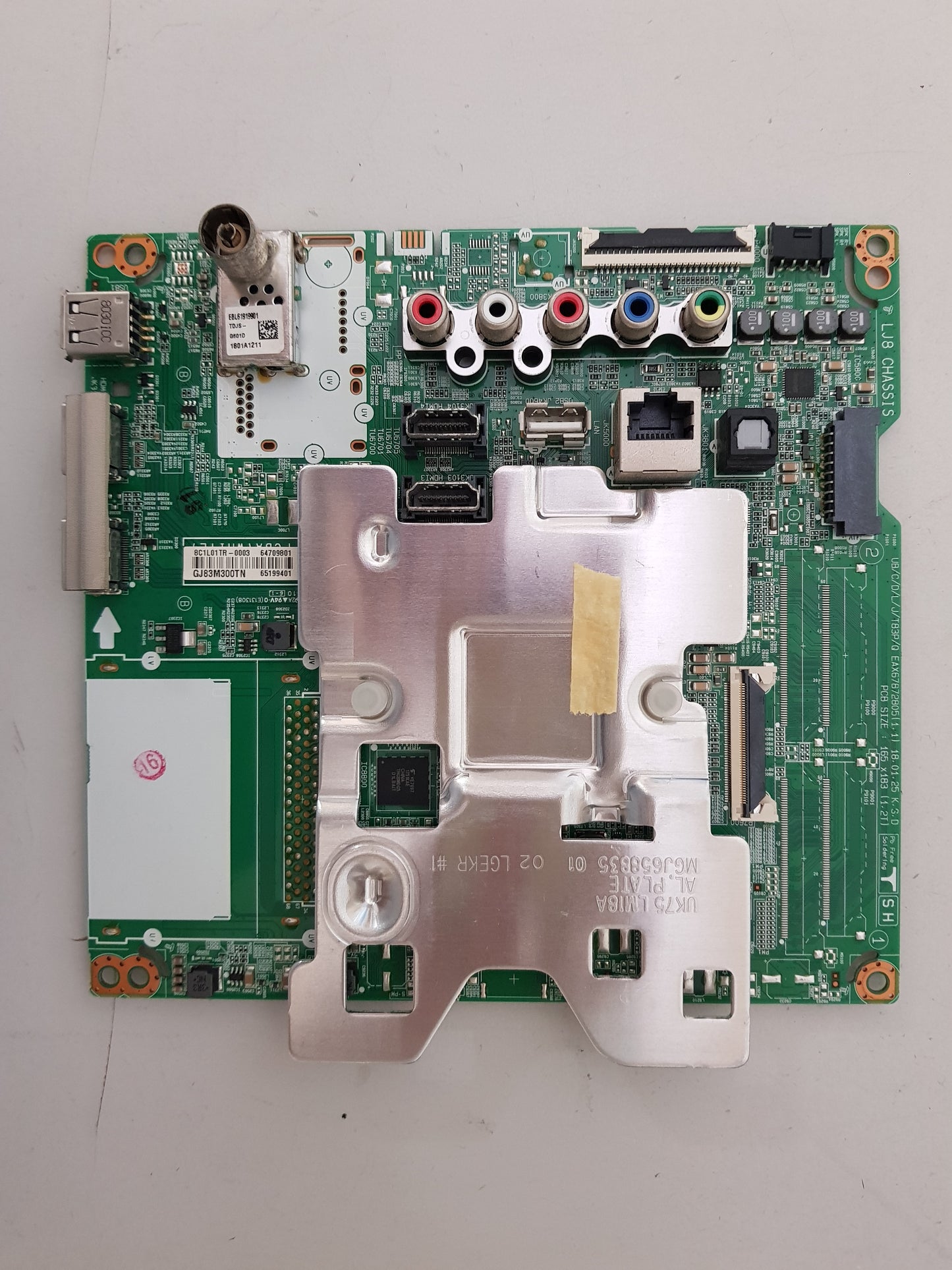 LG 65UK6540 PTD.AAUWLH MAIN BOARD 64709801 65199401 EAX67872805 1.1