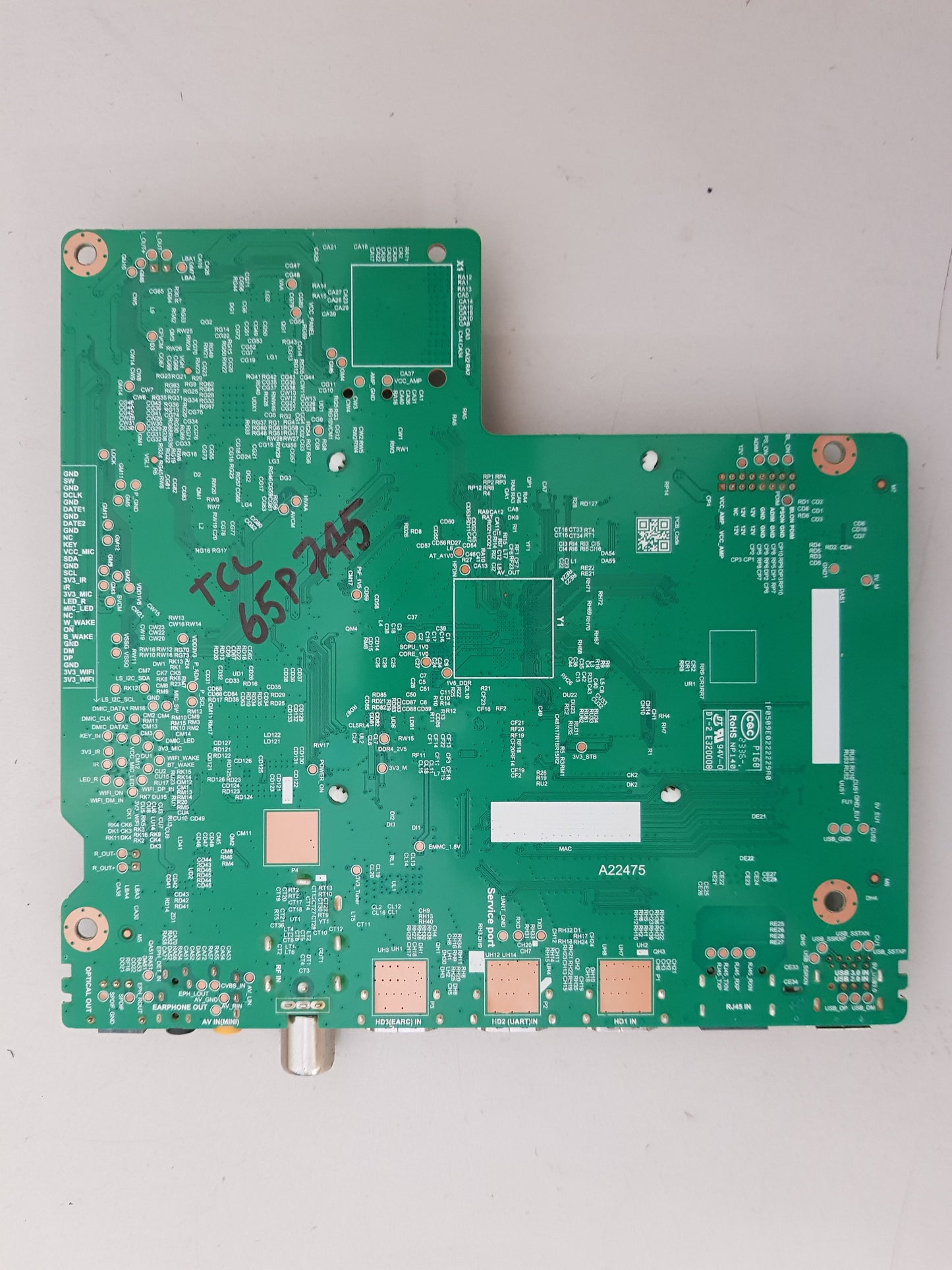 TCL 65P745 MAIN BOARD 40-R51MPN-MAA2HG TD.RT2851MT.777 (T)