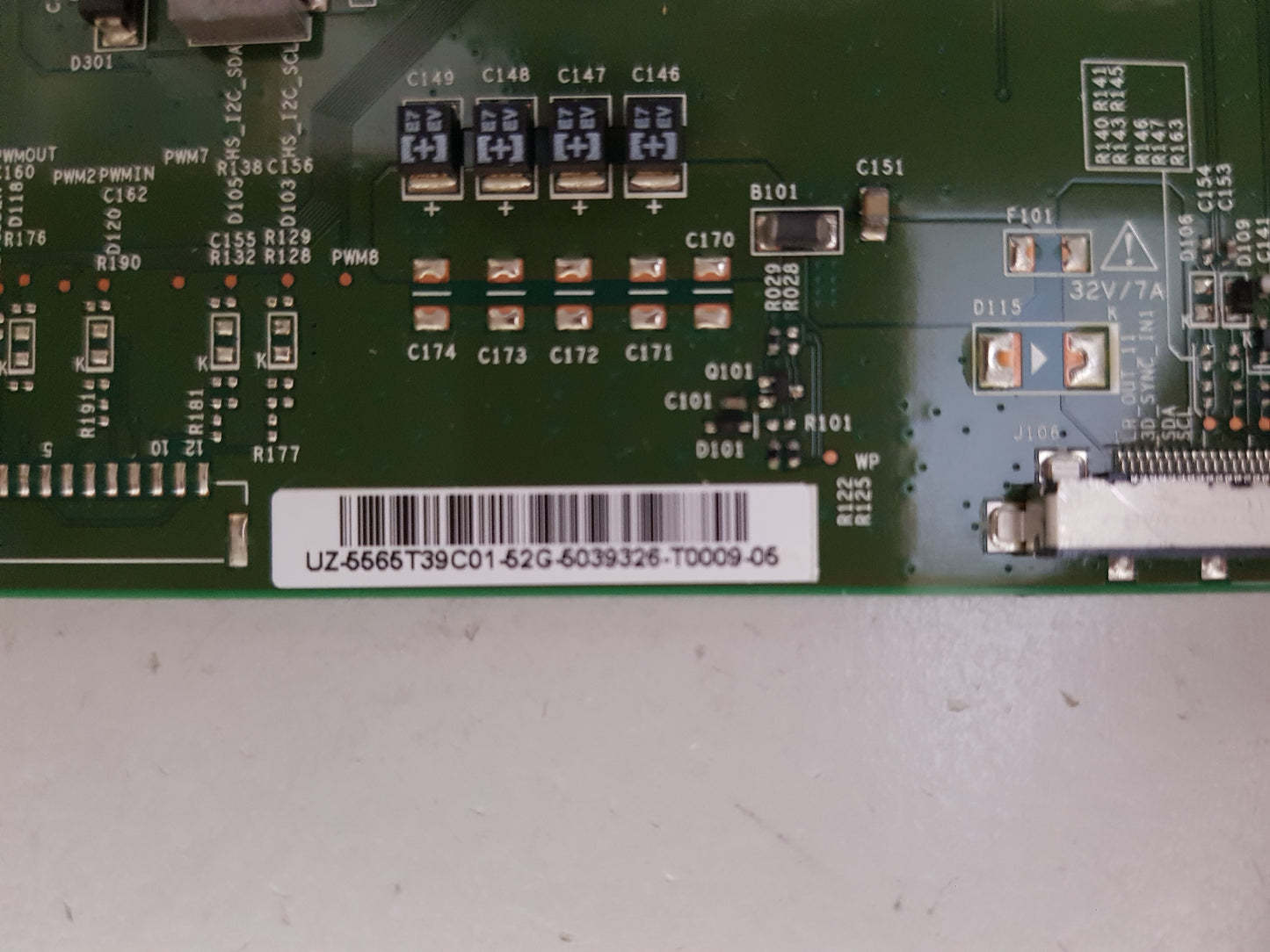 SONY KD- 65X8500C T-CON BOARD T650QVN04.0 65T39-C00 5565T39C01