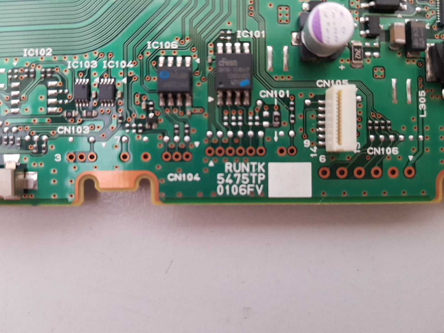 SONY KDL- 60W600B T-CON BOARD RUNTK5475TP 0106FV 1P-013AJ00-4011
