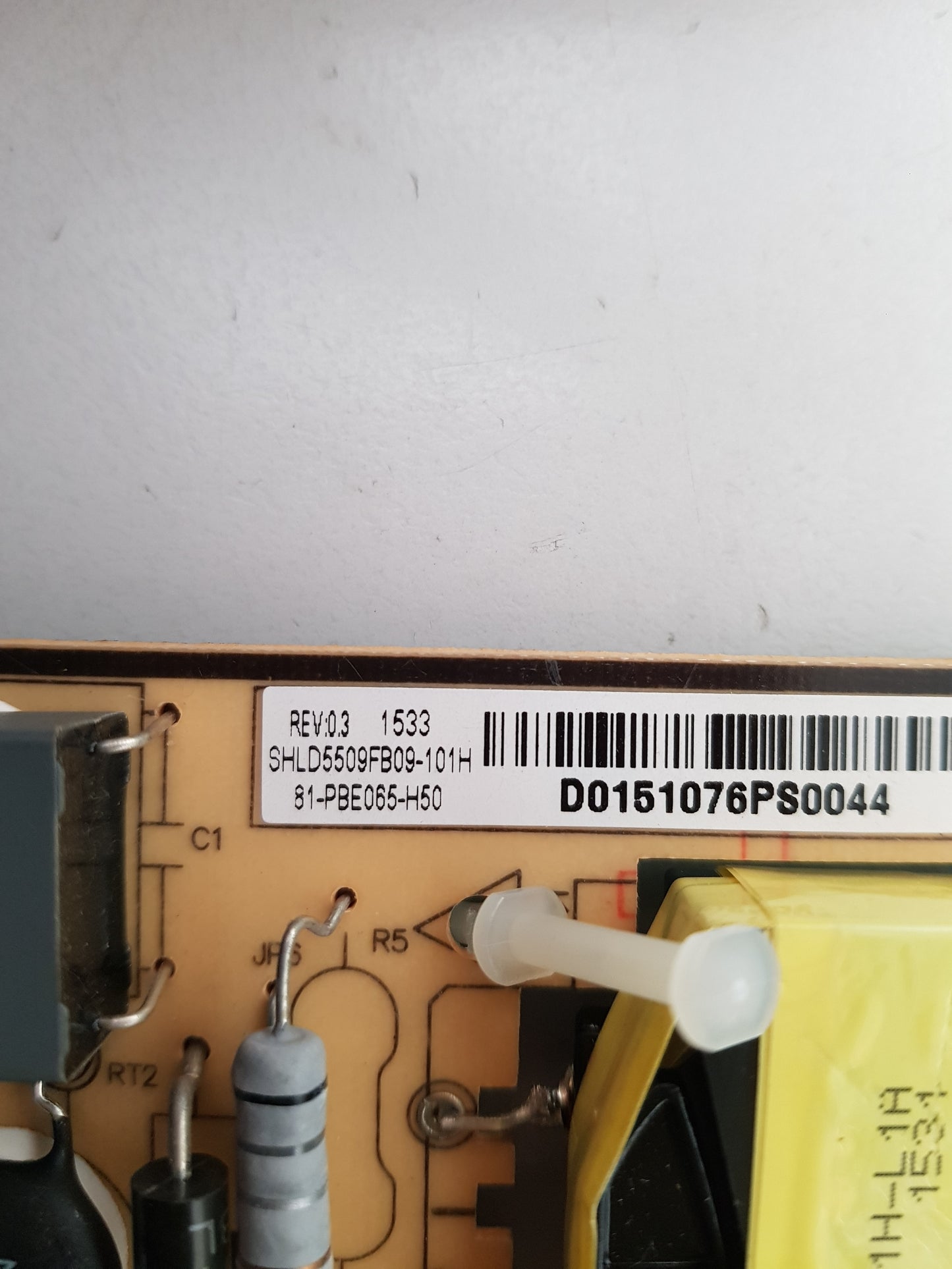 TCL L65E5500FS POWER SUPPLY BOARD SHLD5509F-101H 81-PBE065-H50