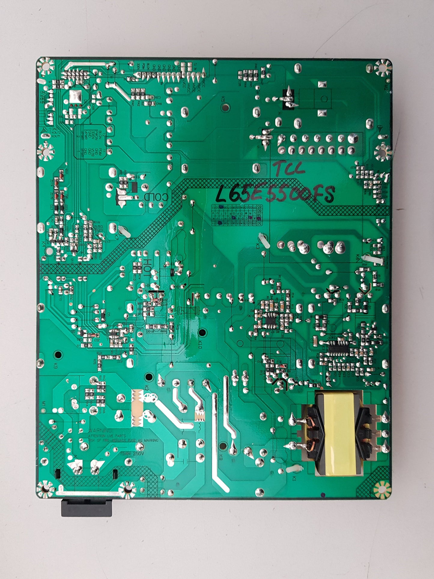 TCL L65E5500FS POWER SUPPLY BOARD SHLD5509F-101H 81-PBE065-H50