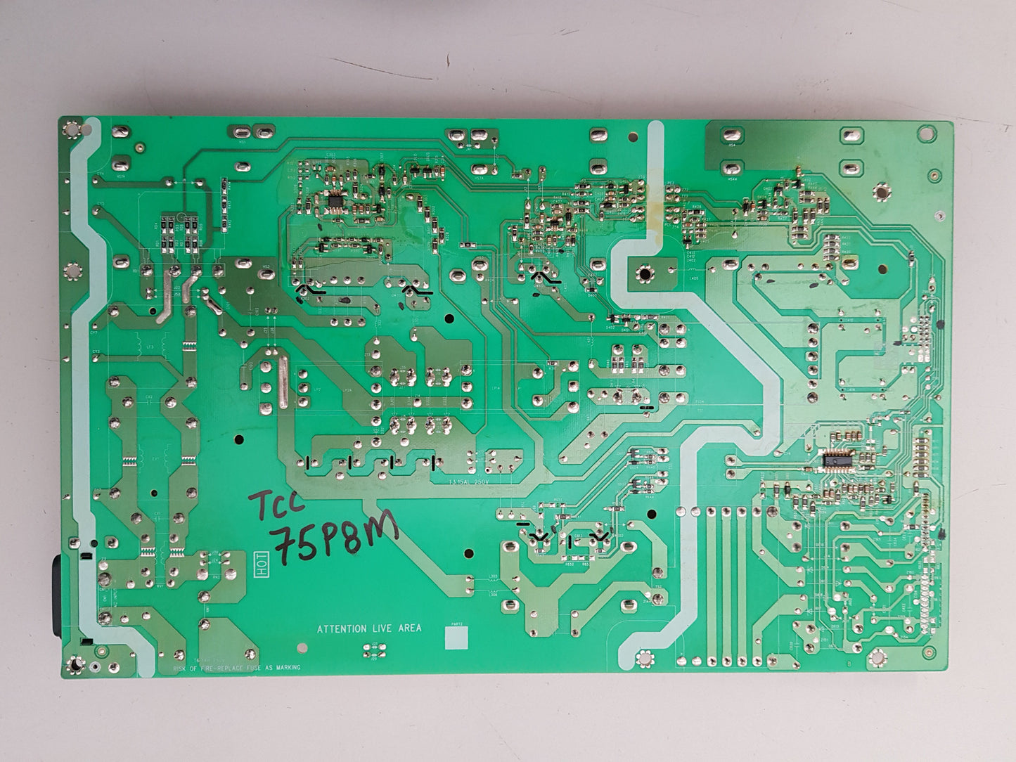 TCL 75P8M POWER SUPPLY BOARD 40-L402H8-PWD1CG 08-L402WA4-PW200AB