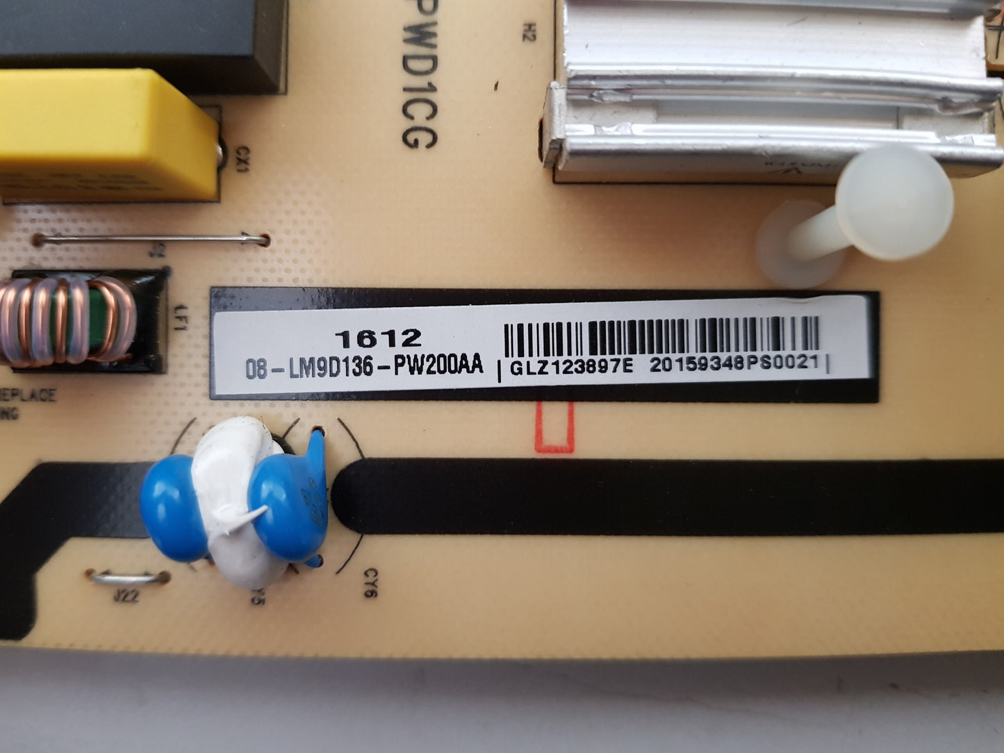 TCL 55C1US POWER SUPPLY BOARD 40-LM9D26-PWD1CG 08-LM9D136-PW200AA
