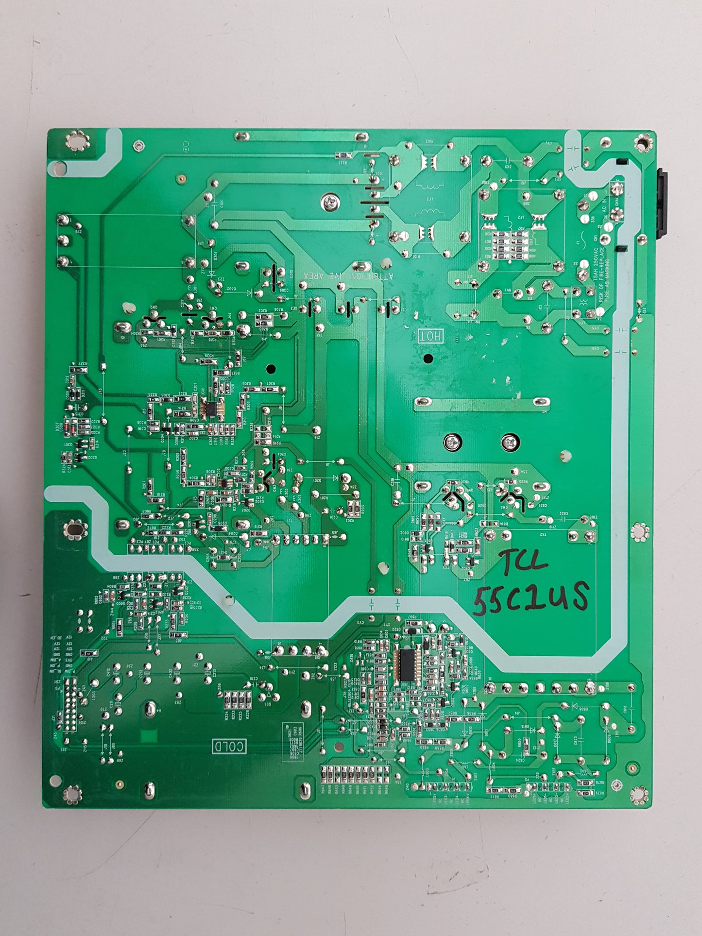 TCL 55C1US POWER SUPPLY BOARD 40-LM9D26-PWD1CG 08-LM9D136-PW200AA