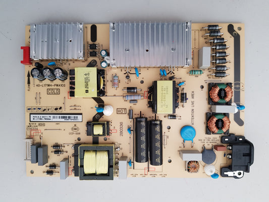 TCL 55P8S POWER SUPPLY BOARD 40-L171W4-PWA1CG 08-L171W94-PW200AA