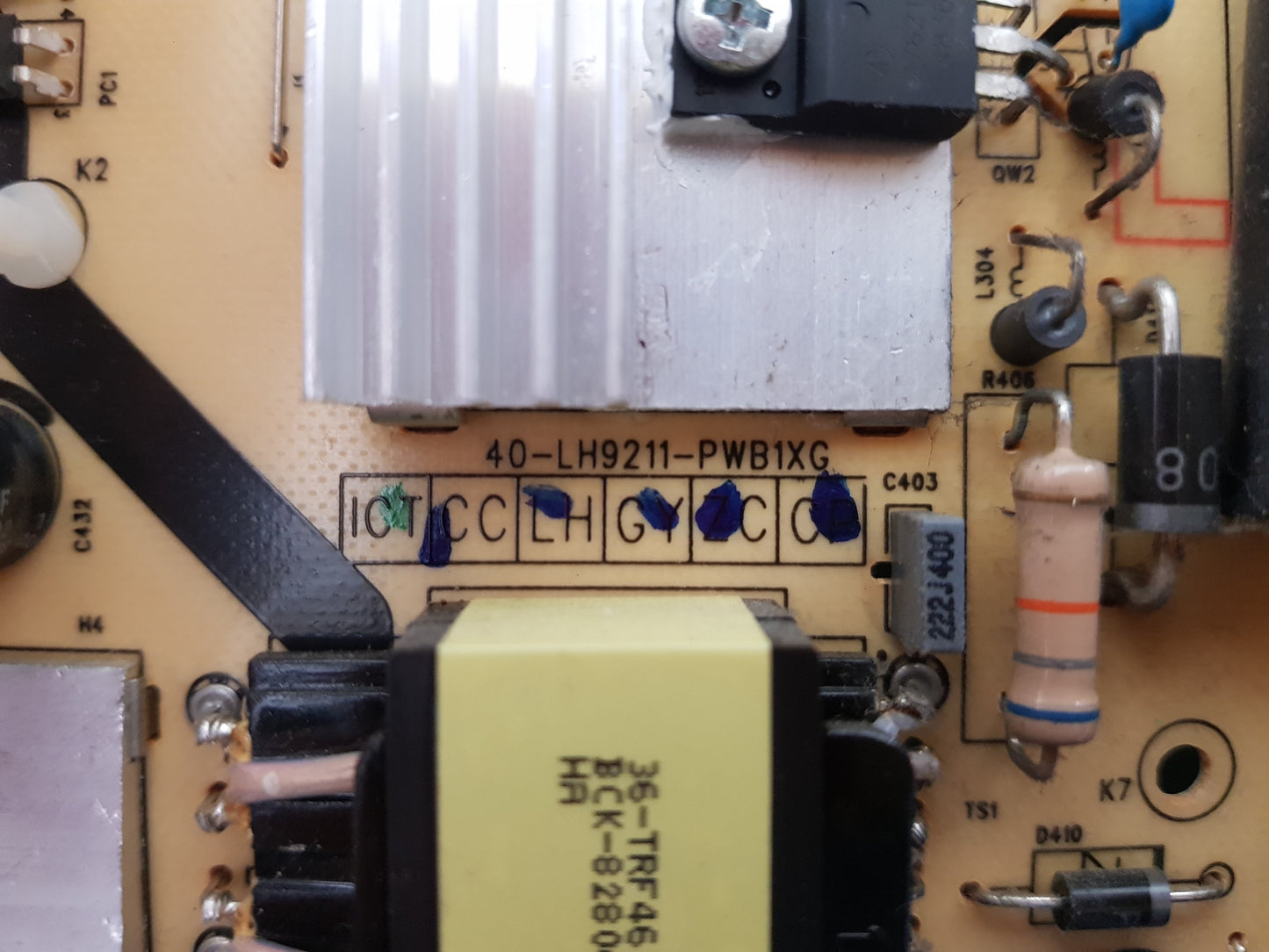TCL 55E5900US POWER SUPPLY BOARD 40-LH9211-PWB1XG 08-LH921J1-PW2200AA