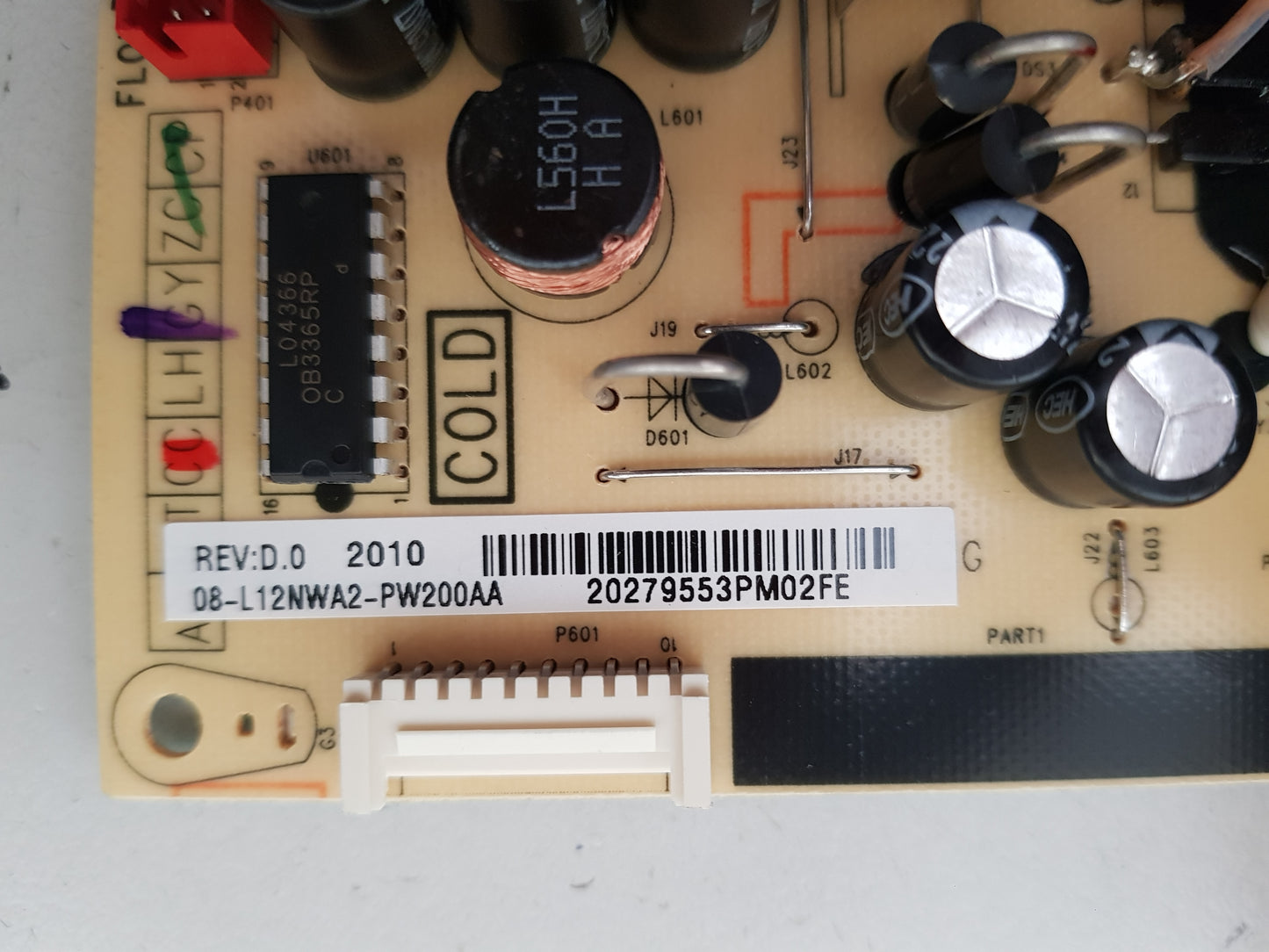 TCL 50P715 POWER SUPPLY BOARD 08-L12NWA2-PW200AA