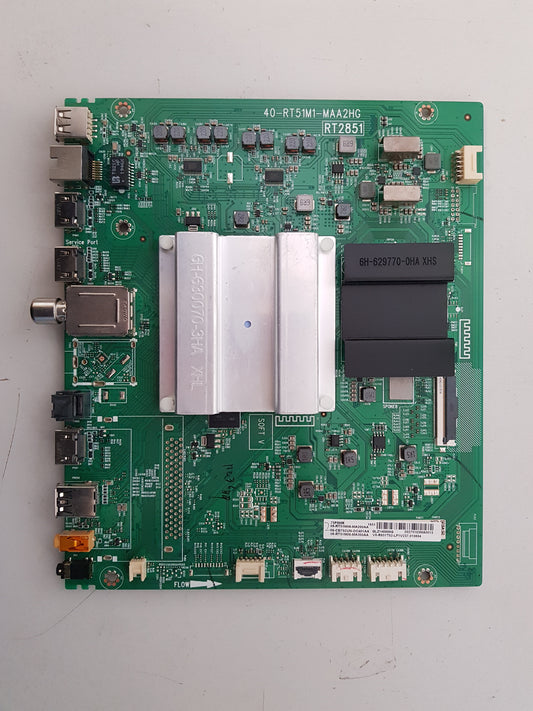 TCL 75P8MR MAIN BOARD 40-RT51M1-MAB2HG V8-R851T02-LF1V