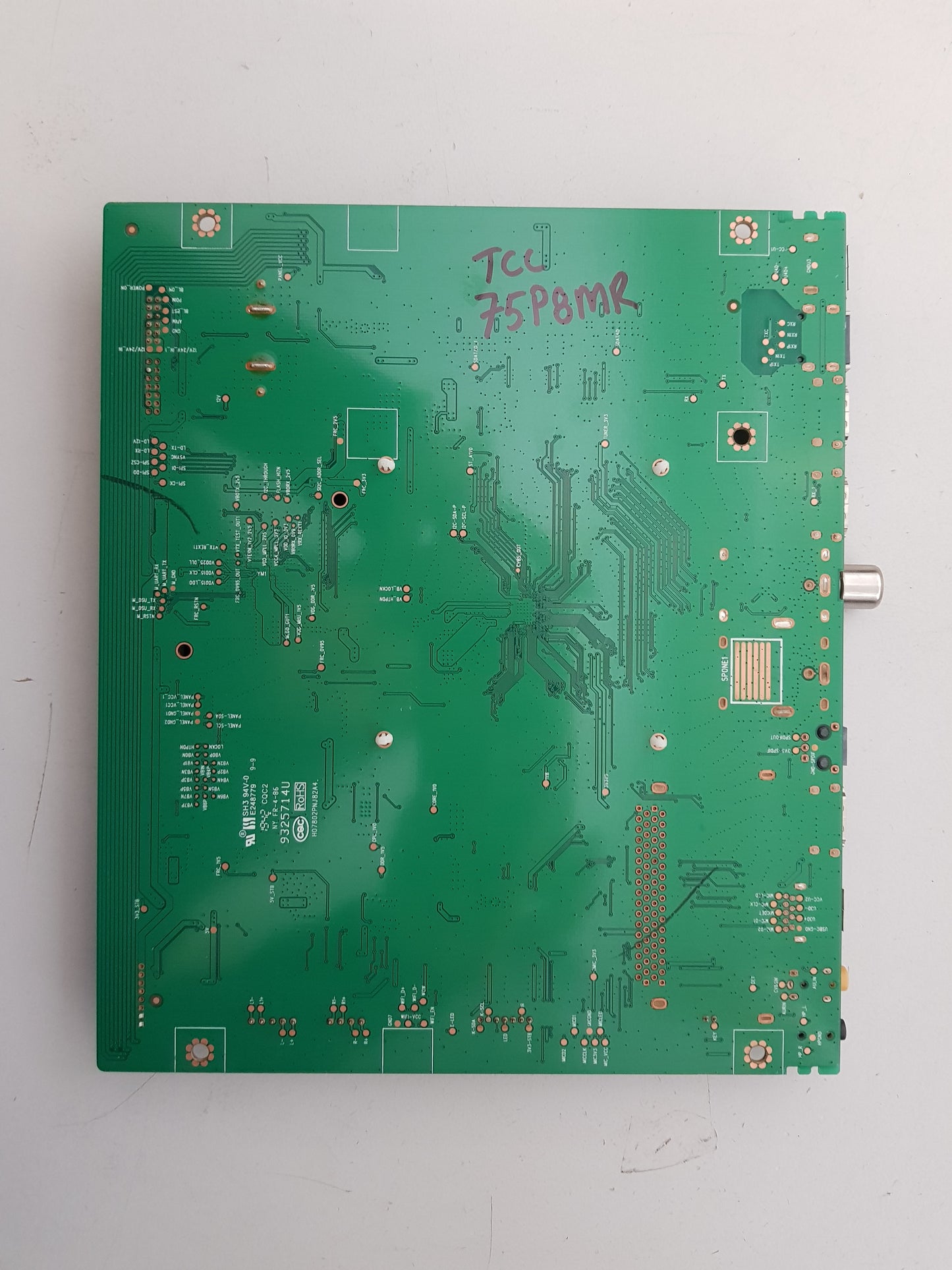 TCL 75P8MR MAIN BOARD 40-RT51M1-MAB2HG V8-R851T02-LF1V