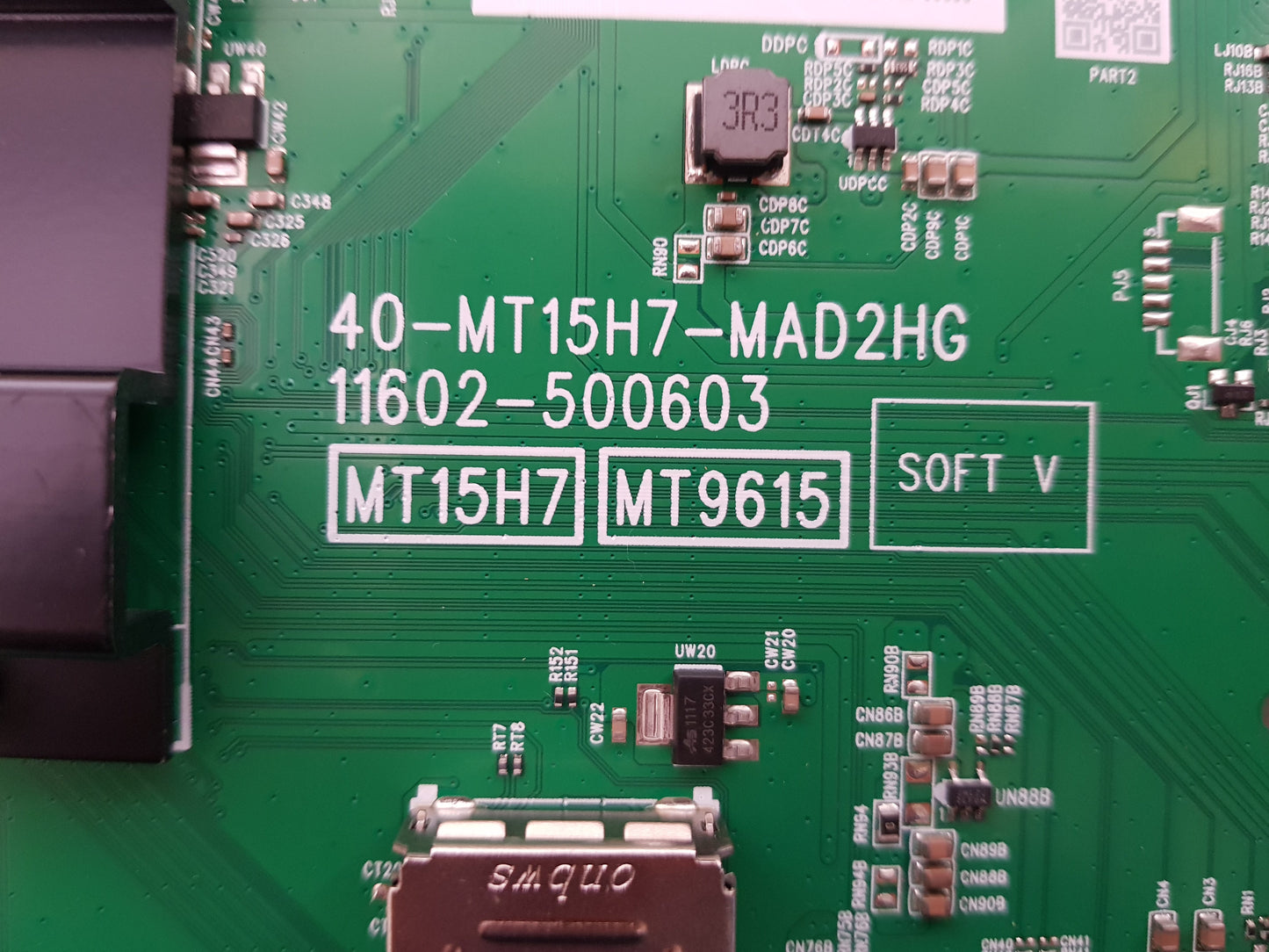 TCL 65C845 MAIN BOARD 40-MT15H7-MAD2HG 11602-500603 MT15H7 MT9615