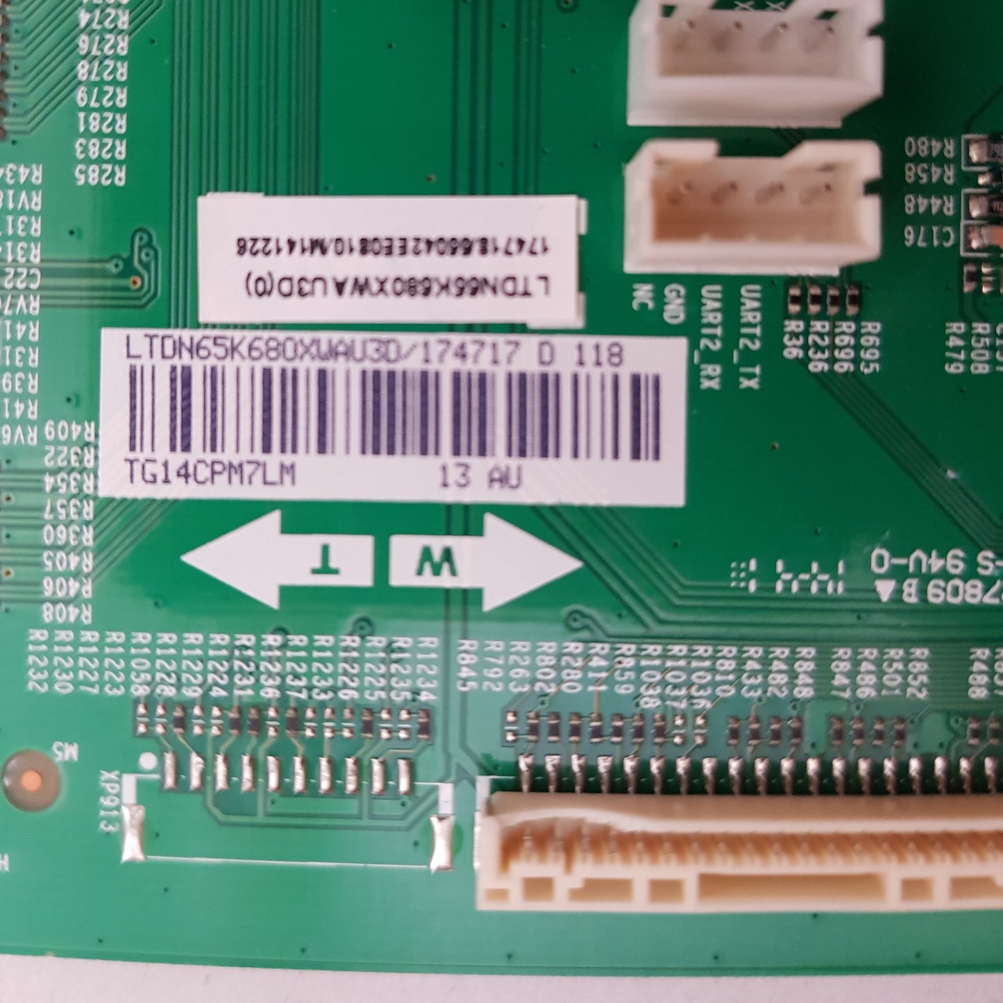 HISENSE 65K680UAD MAIN BOARD RSAG7.820.6013 174718 174717 LTDN65K680XWA