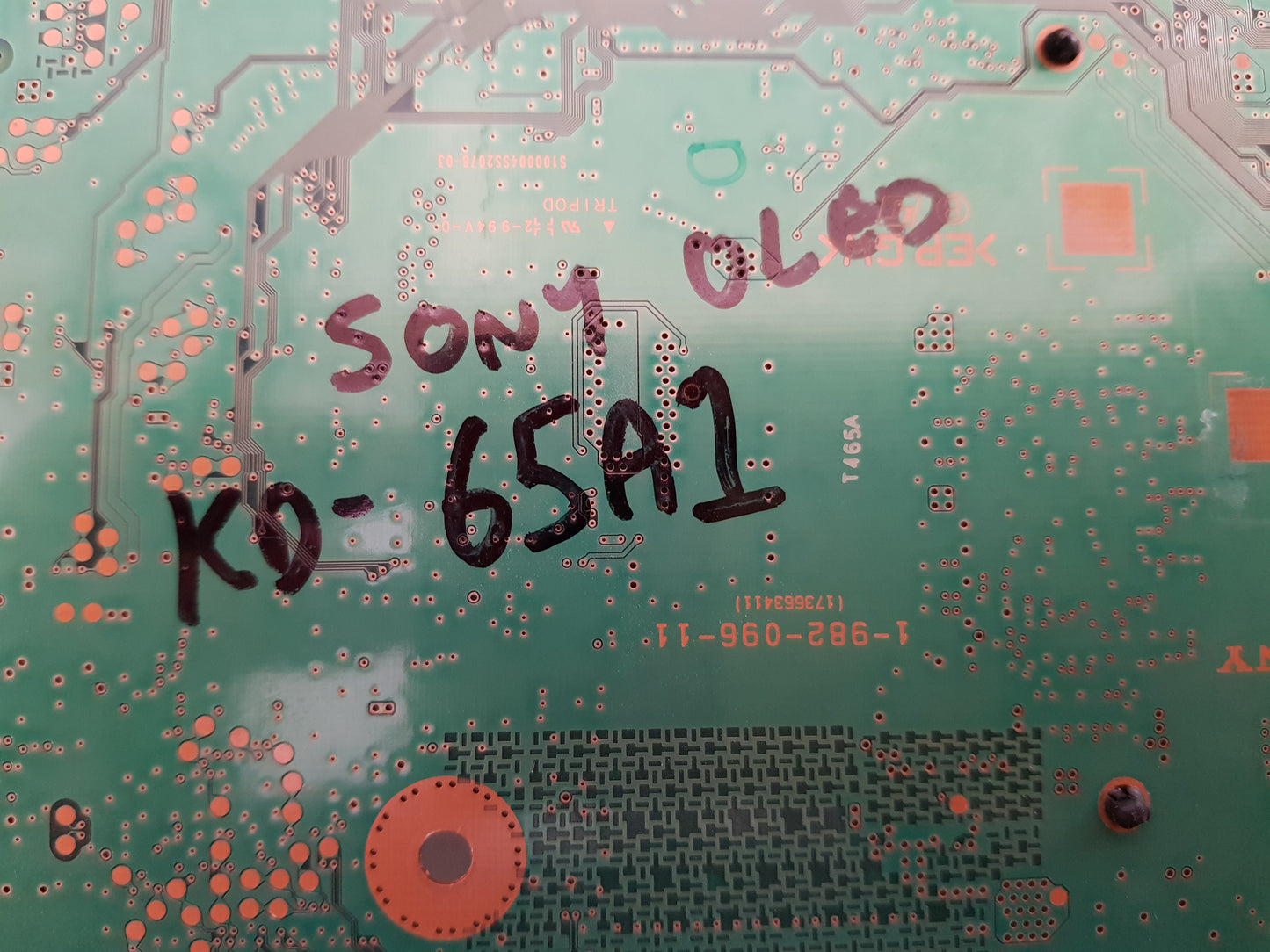 SONY KD- 65A1 MAIN BOARD A2181889A 1-982-096-11