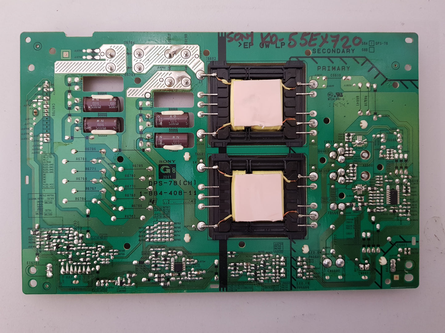 SONY KDL- 55EX720 G8 POWER SUPPLY BOARD DPS-78 (CH) 1-884-408-11