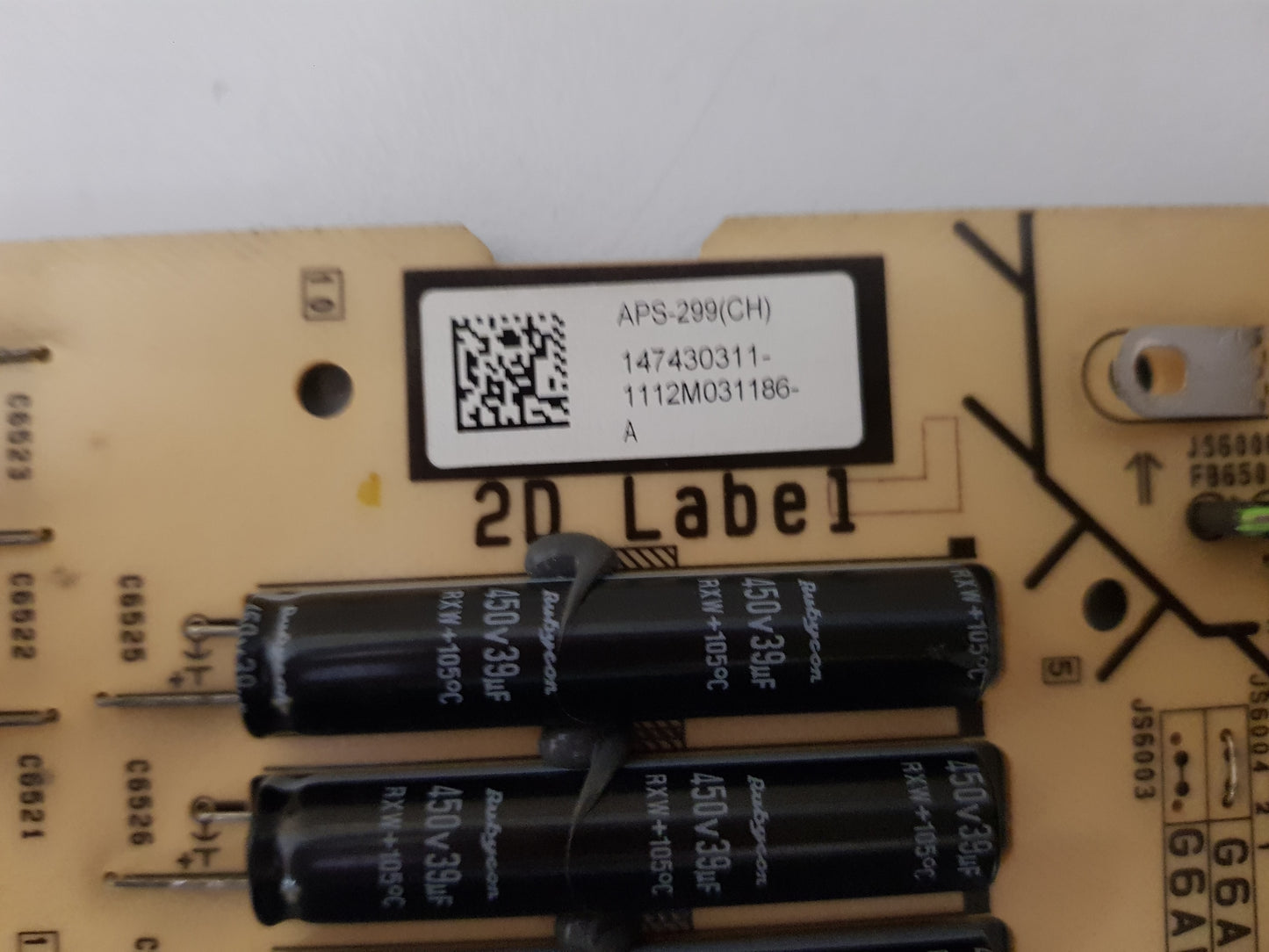SONY KDL- 55EX720 G6 POWER SUPPLY BOARD APS-299 (CH) 1-883-922-14