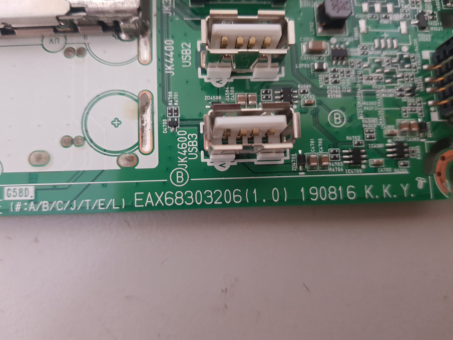 LG OLED 55C9PTA -AAUYLH MAIN BOARD EBU65688302 EAX68303206 (1.0)