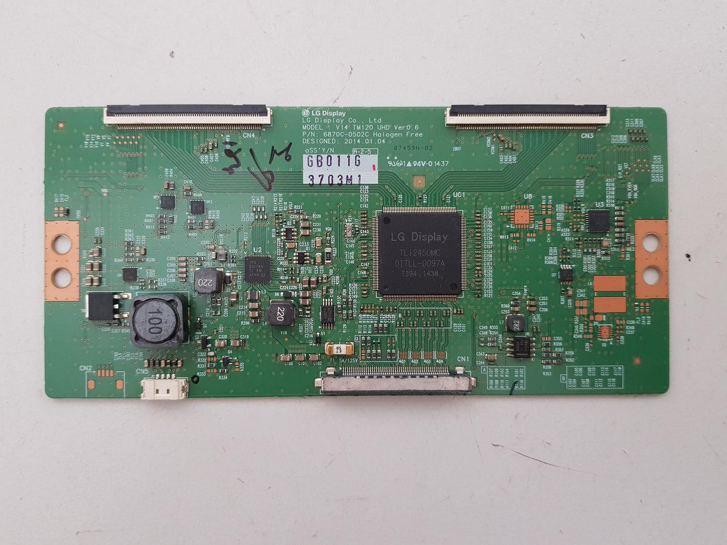 LG 55UB850T T-CON BOARD 6870C-0502C 6871L-3703M
