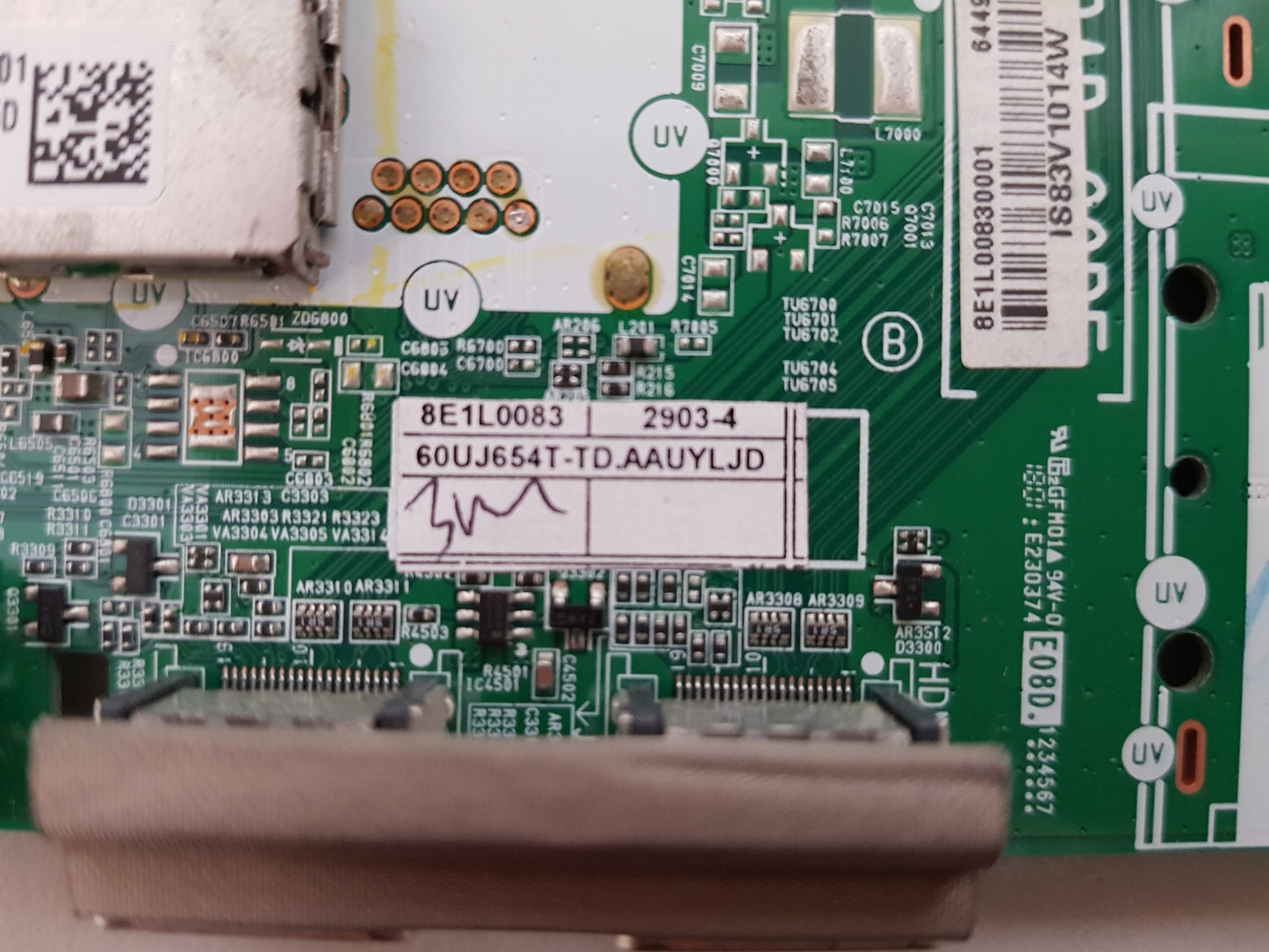 LG 60UJ654T -TD.AAUYLJD MAIN BOARD 64495002 EAX67166104 1.0