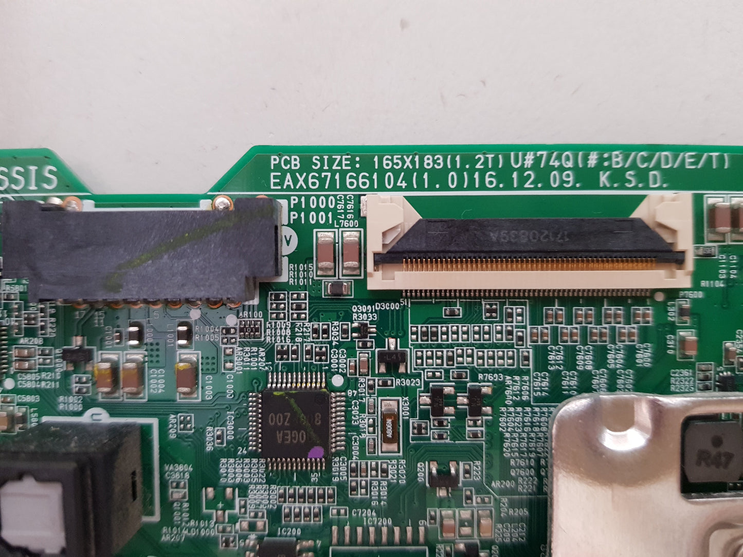 LG 60UJ654T -TD.AAUYLJD MAIN BOARD 64495002 EAX67166104 1.0