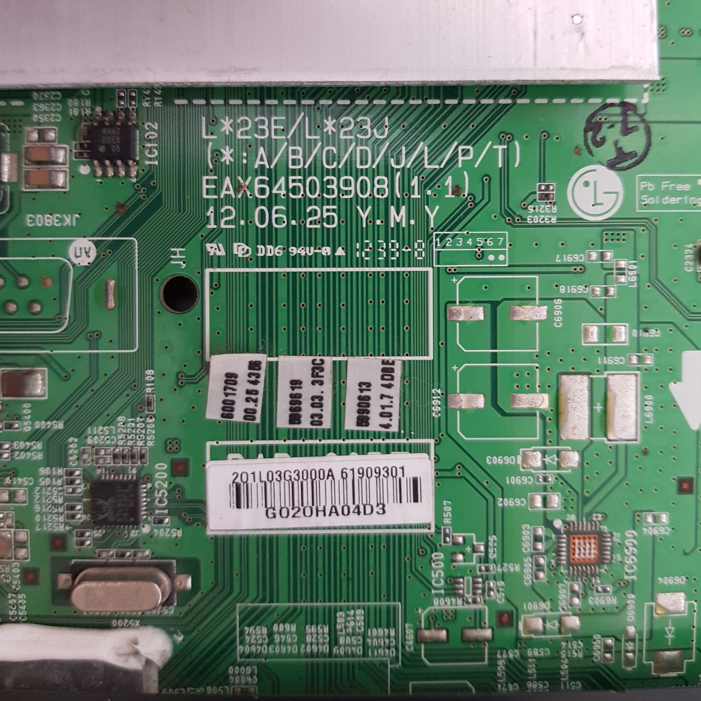 LG 47LM960V MAIN BOARD EAX64503908 1.1 EBT62202605 61909301