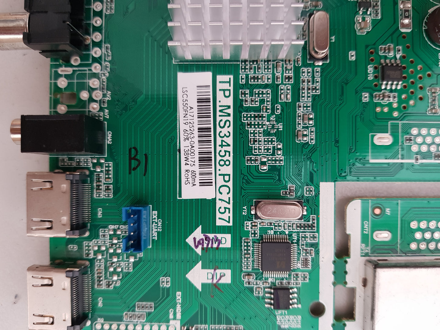 BAUHN ATV55UHD-1217 MAIN BOARD TP.MS3458.PC757