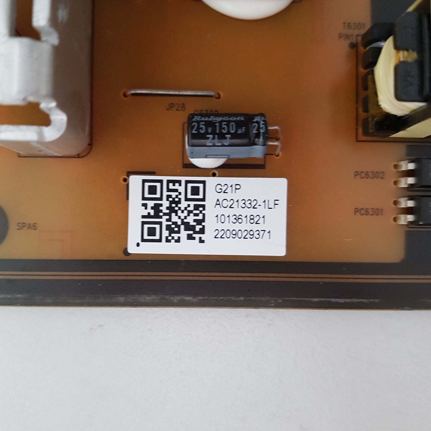 SONY XR- 55X90K POWER SUPPLY BOARD G21 B55D-36Q AC21332-1LF 101361821
