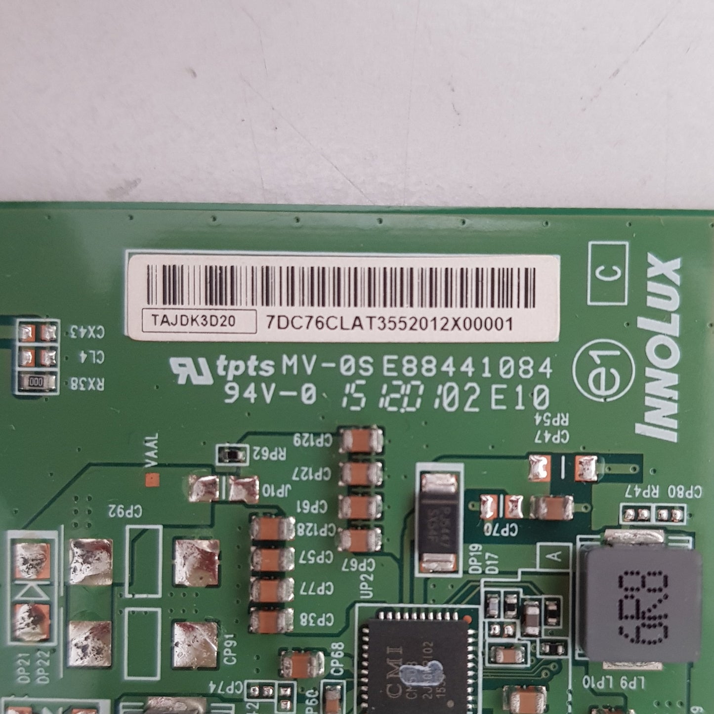 PANASONIC TH- 65DX740A T-CON BOARD TAJDK3D20