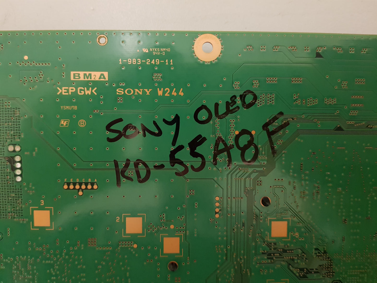 SONY KD- 55A8F OLED MAIN BOARD BM2A 1-983-249-11 A2197290A