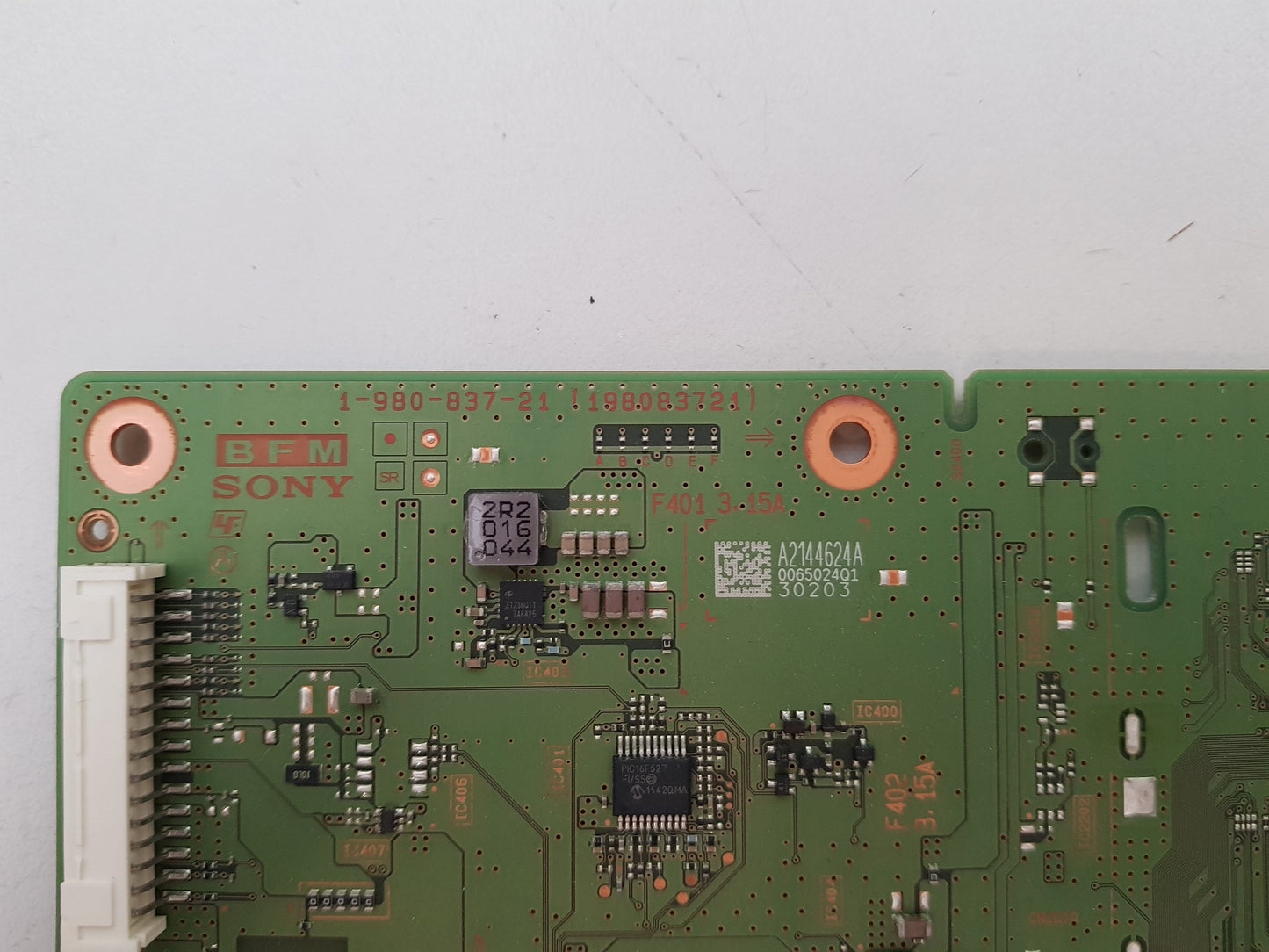 SONY KD- 55X7000D MAIN BOARD BFM 1-980-837-21 A2144624A