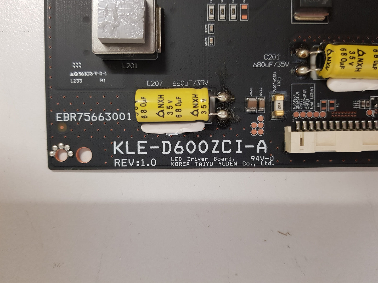 LG 60LM9600 LED DRIVE BOARD EBR75663001 KLE-D600ZCI-A