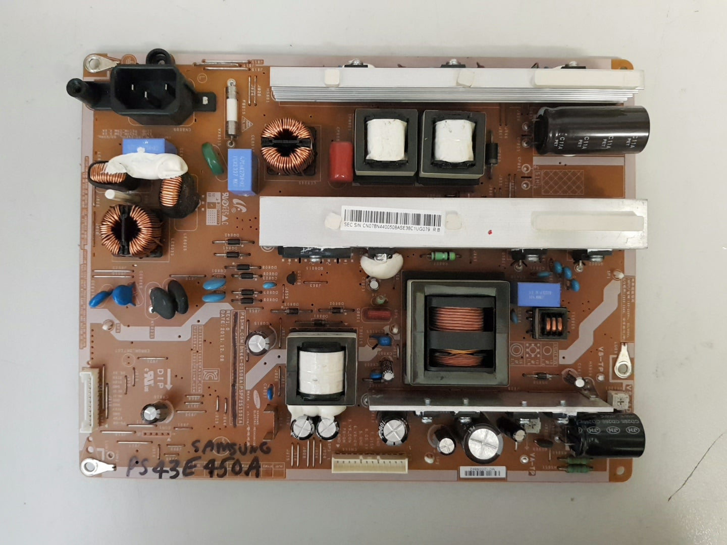 SAMSUNG PS43E450A POWER SUPPLY BOARD BN44-00508A PSPF251501A P43HW_CSM