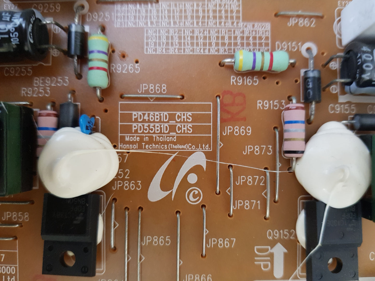 SAMSUNG UA50ES6200 UA55ES6200 POWER SUPPLY BOARD BN44-00519B PD55B1D_CHS