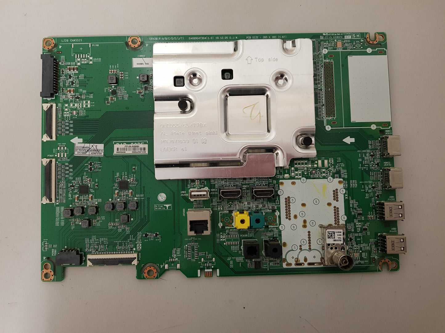 LG OLED 55BXPTA .AAUQLJD MAIN BOARD EBR89523307 EAX69047304 (1.0)